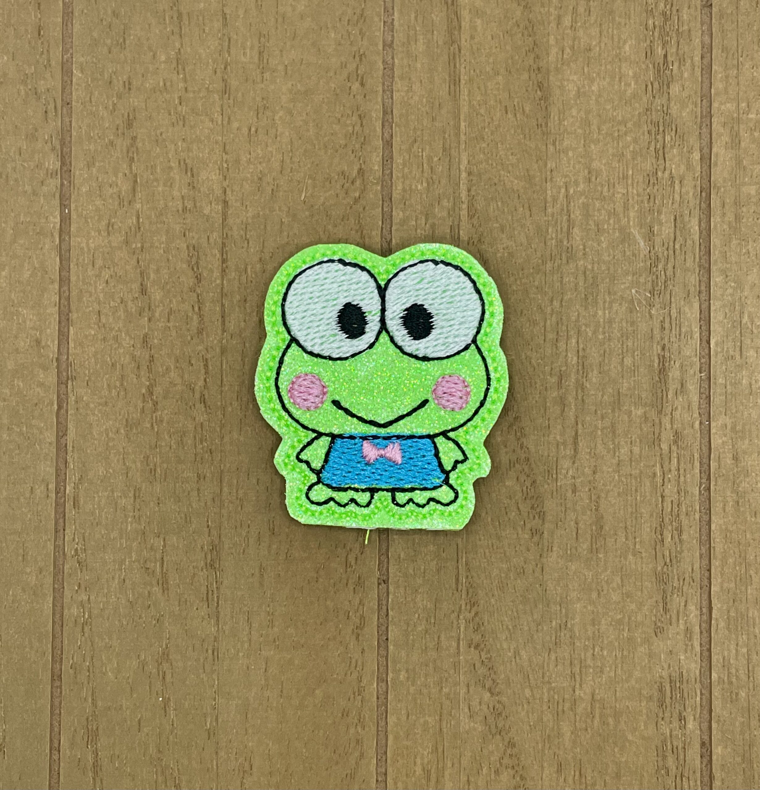 Miss Kitty Green Frog Friend