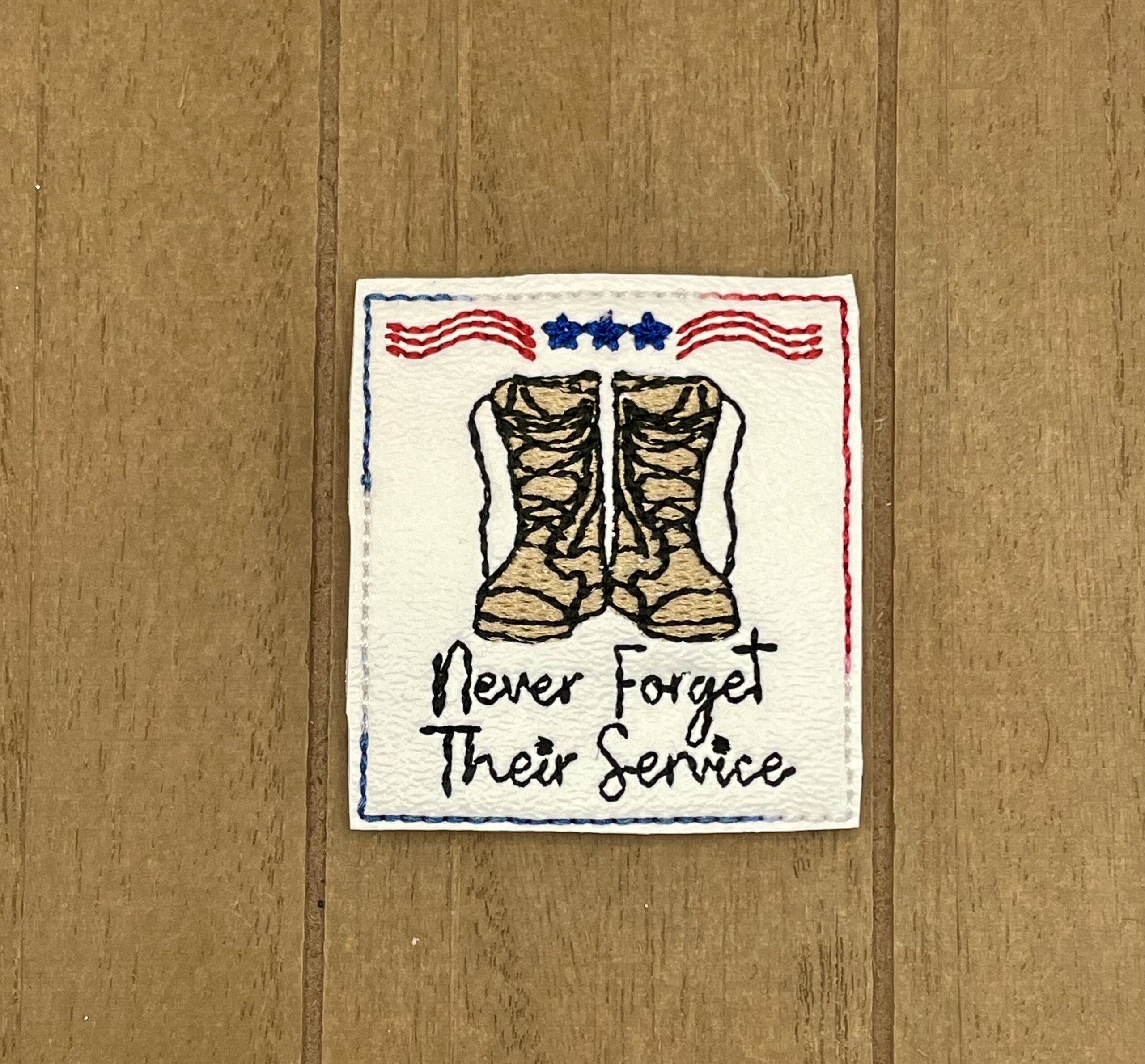 Never Forget Their Service Boots