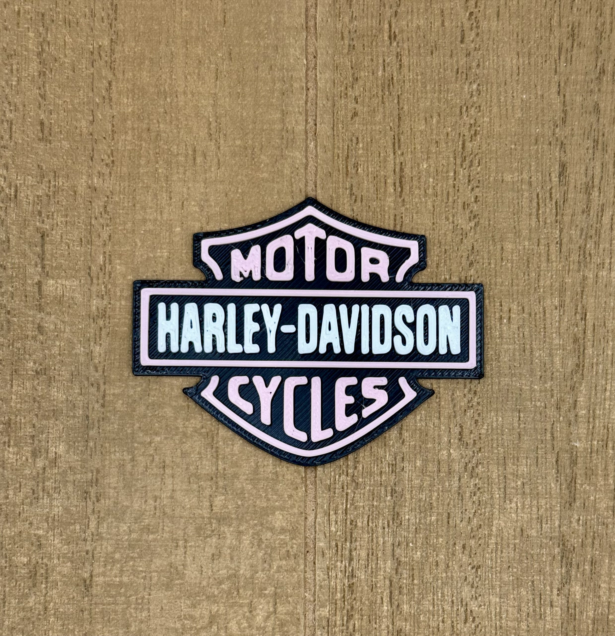 HD Pink Logo Shield Interchangeable Badge Reel - Image 2