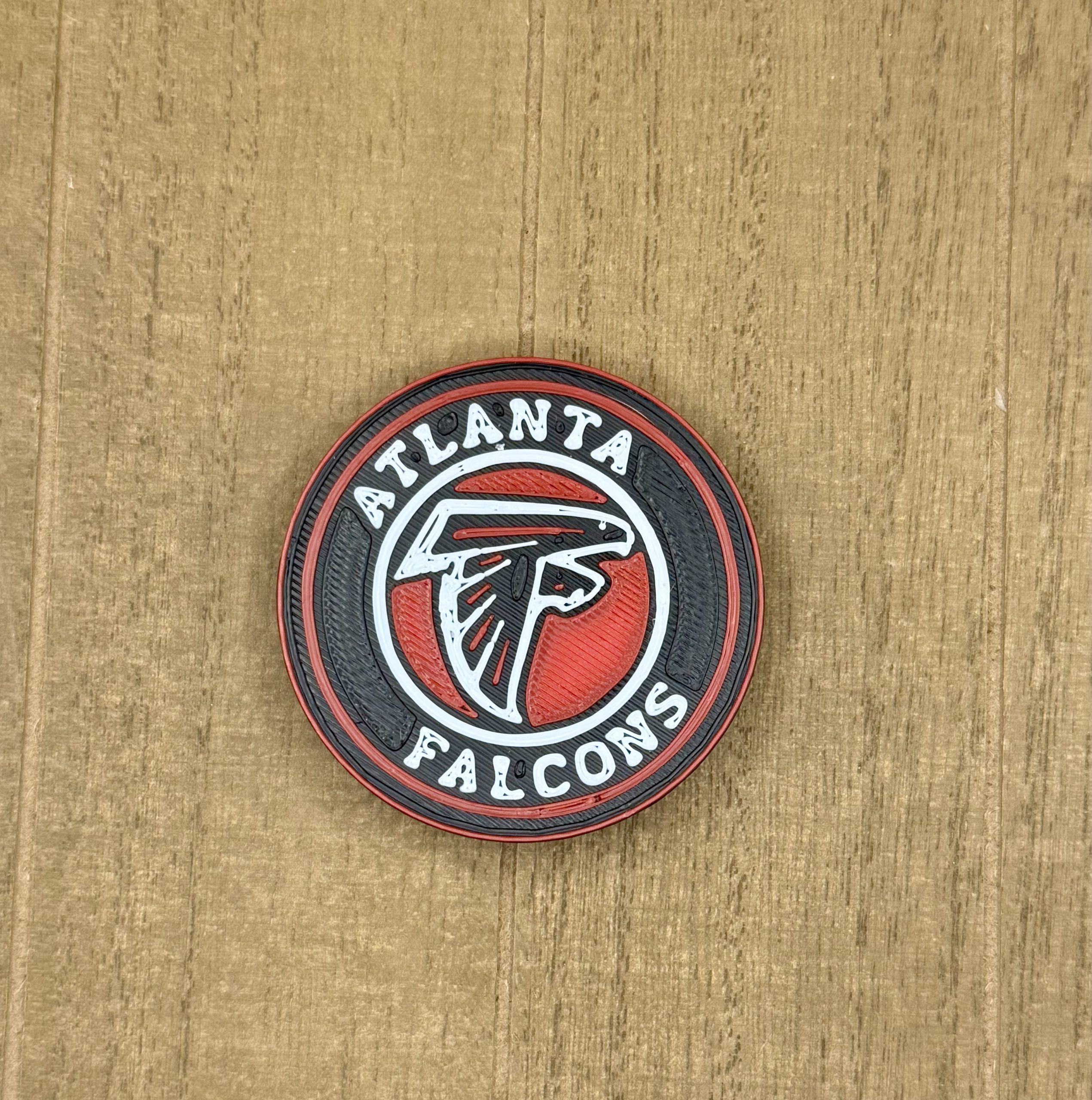 Atlanta Falcons Interchangeable Badge Reel
