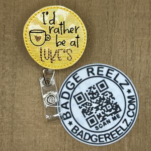 Gilmore Girls Inspired I’d Rather Be at Luke’s Feltie Badge Reel