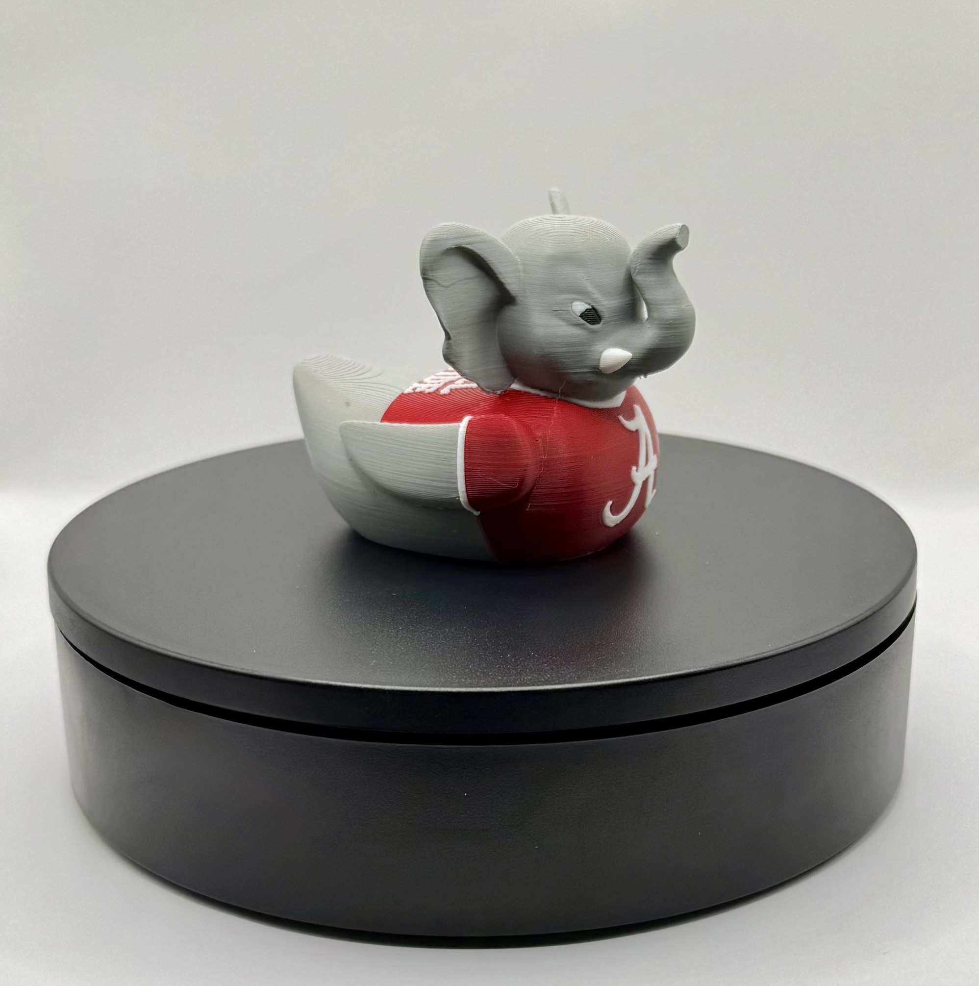 AL Crimson Tide Duck – 3D Printed Duck for Ducking | Dashboard Duck in Crimson & Gray - Image 2