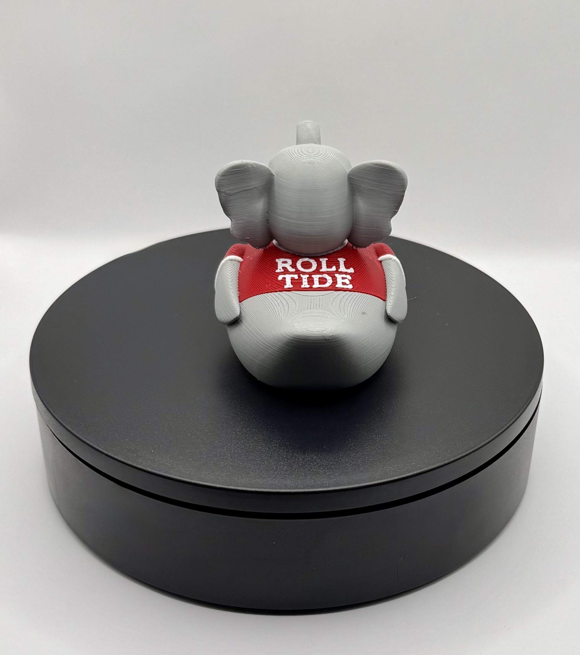 AL Crimson Tide Duck – 3D Printed Duck for Ducking | Dashboard Duck in Crimson & Gray - Image 3