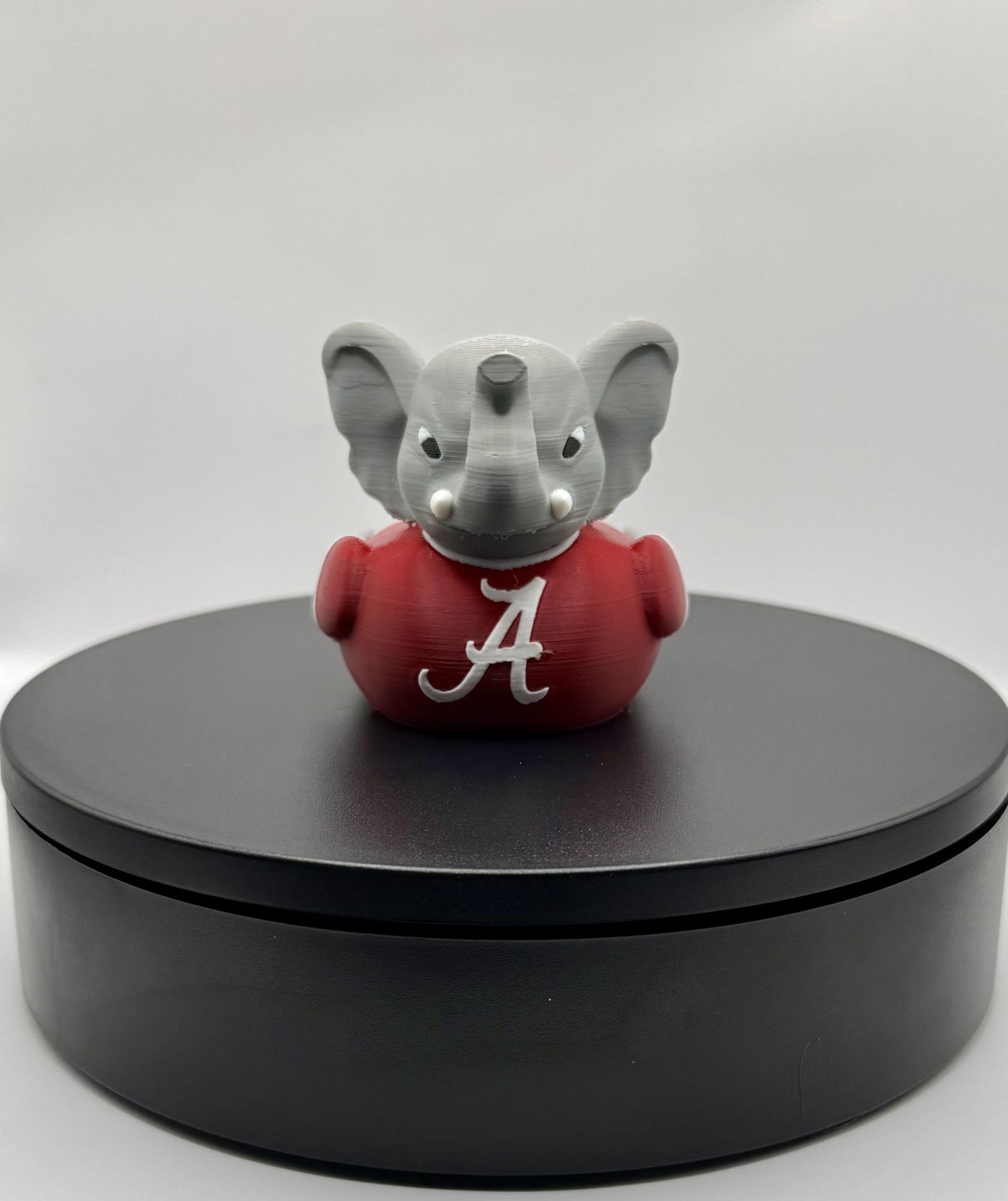 AL Crimson Tide Duck – 3D Printed Duck for Ducking | Dashboard Duck in Crimson & Gray - Image 5
