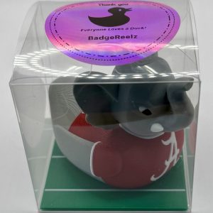 AL Crimson Tide Duck – 3D Printed Duck for Ducking | Dashboard Duck in Crimson & Gray