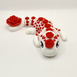 Valentine’s Rose Dragon Articulated Fidget Dragon