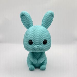 Knitted Teal Bunny