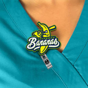 Savannah Bananas Interchangeable Badge Reel