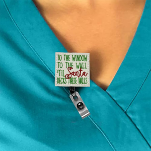 To The Window To The Walls  Interchangeable Feltie Badge Reel