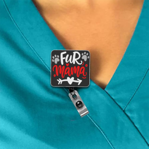 Fur Mama Interchangeable Badge Reel