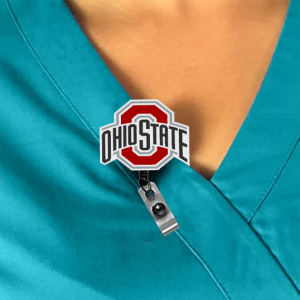 Ohio State Buckeyes Interchangeable Badge Reel