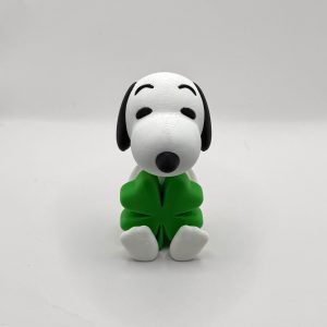 White Beagle With 4 Leaf Clover | St. Patrick’s Day | Irish Pride