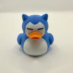 Chill Snorlax Duck | 3D Printed Sleepy Blue Snorlax Duck for jeep Ducking