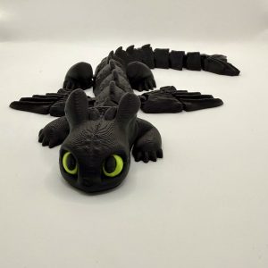 Light or Night Fury Articulated Dragon