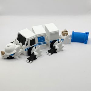 Articulated Mail Delivery Truck Dragon