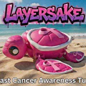 Breast Cancer Awareness Turtle