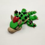 Spiky Gamer Turtle | Bowser | Mario Bros. Turtle | 3d Printed | Articulated