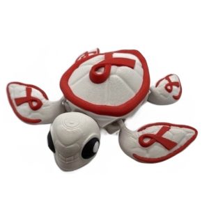 Red Ribbon Awareness Awareness Turtle – HIV/AIDS