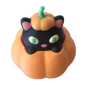 Pumpkin Cat Clicker – large