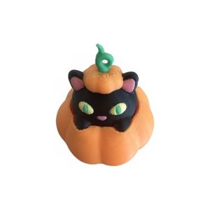 Pumpkin Cat Clicker – small