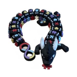 Autism Awareness Dragon Long – Layersake Design