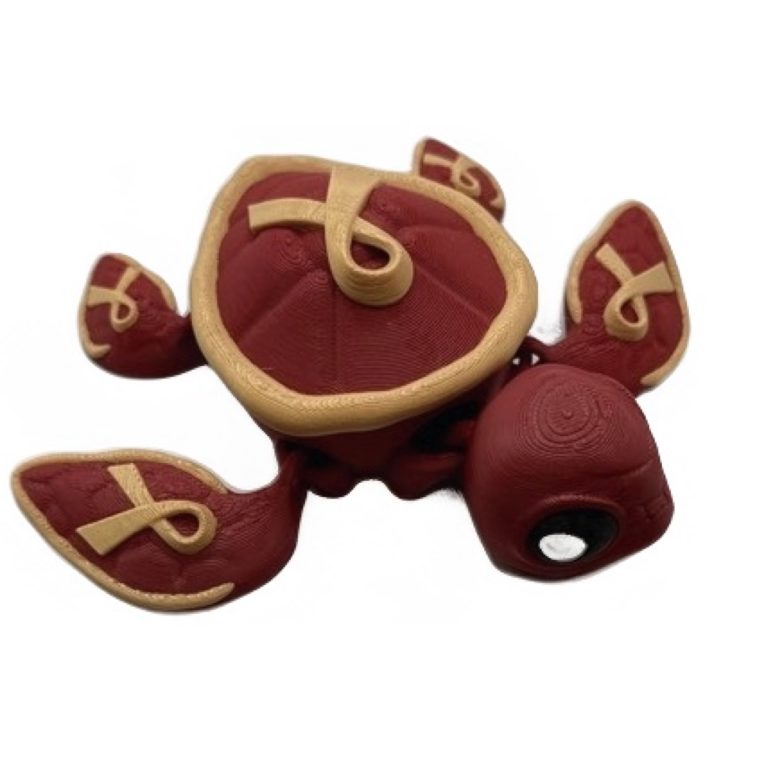 Gold Ribbon Awareness Turtle – Childhood Cancer