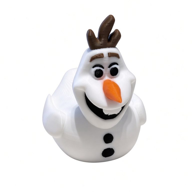 Olaf Snowman Duck