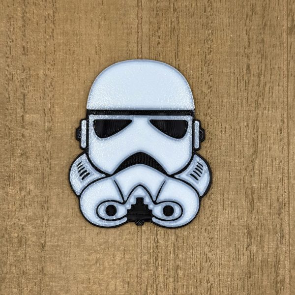 White Trooper Interchangeable Badge Reel