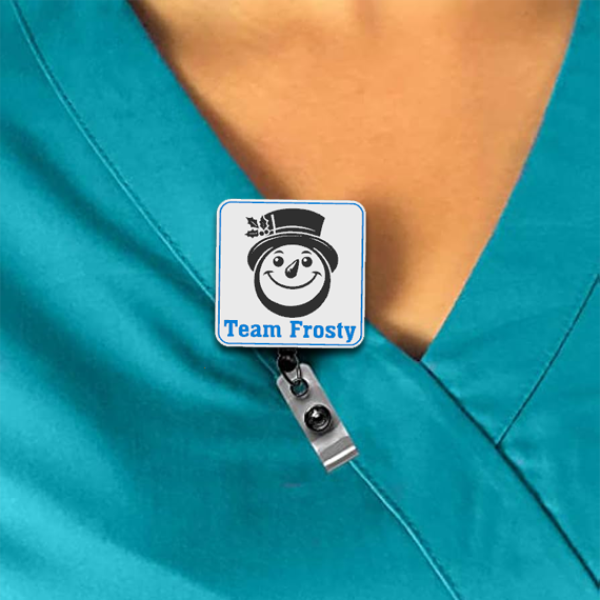 Team Frosty Interchangeable Badge Reel